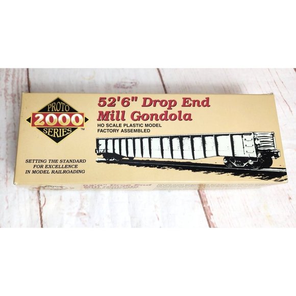 Proto 2000 Series Life-Like Trains 52’ 6” Drop End Mill Gondola Model Train Gift - Picture 13 of 14